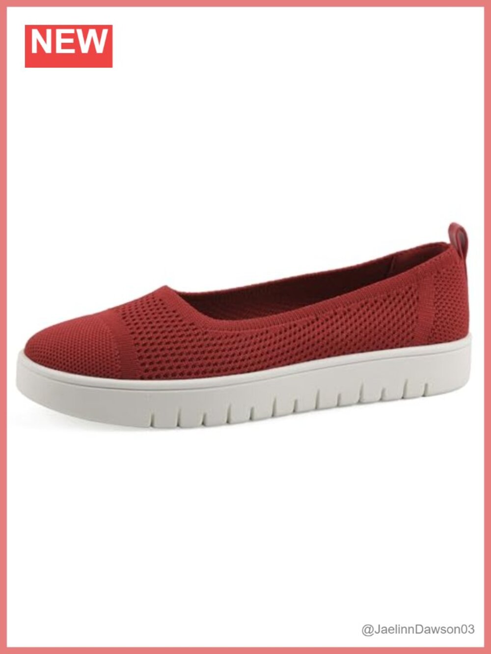 Women's Naveen Cushioned Fly Knit Slip-On Flat Textile